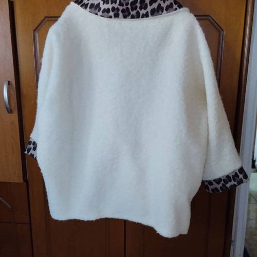 White XXL jacket coat new by Greek brand