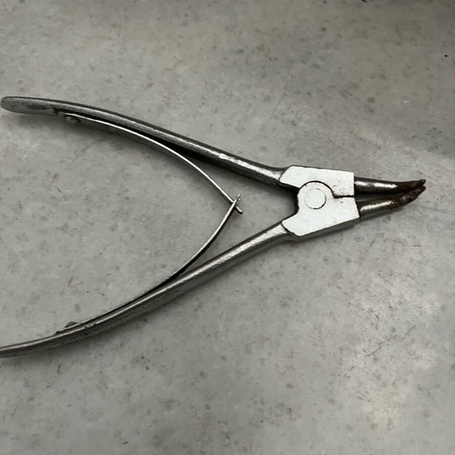 Nose pliers used