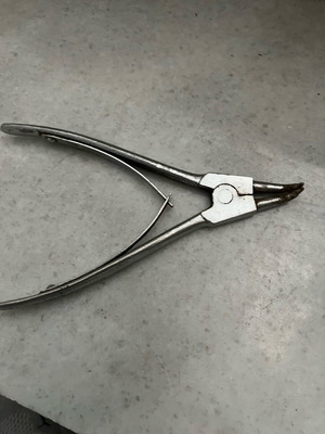 Nose pliers used