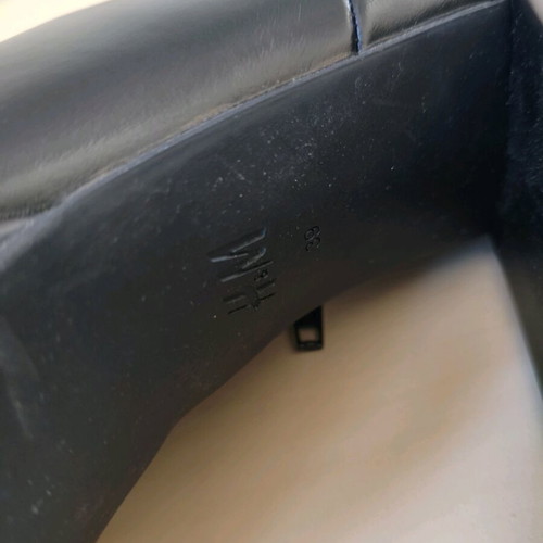 Black H&M ankle boots size 39 like new, 10 cm heel