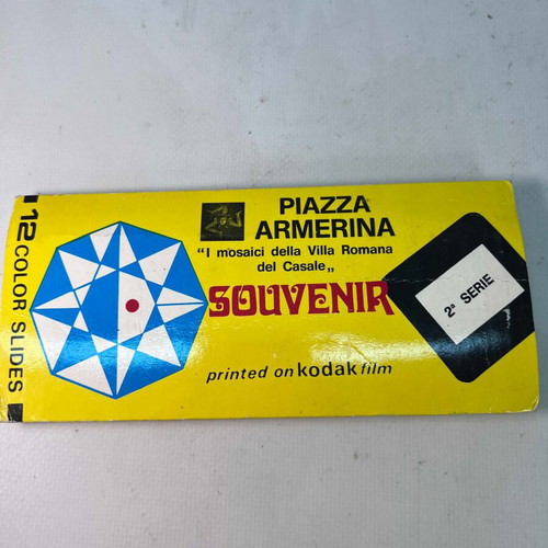 Piazza Armerina souvenir used, printed on Kodak film