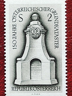 Γραμματόσημο 1967 150η επέτειος αυστριακού κτηματολογίου καινούργιο