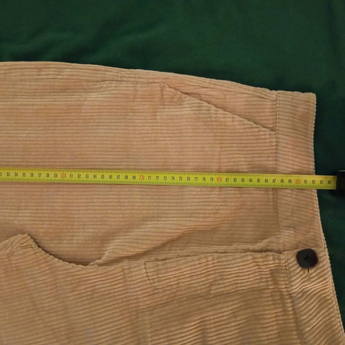 Reserved beige corduroy palazzo fit pants XL like new