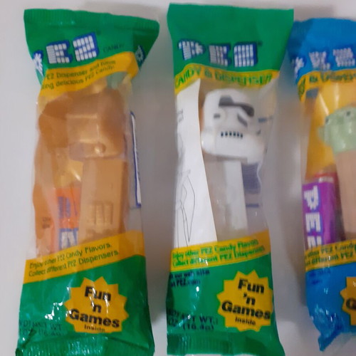 Pez Star Wars sealed packs new, set of four
