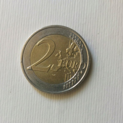 Collectible commemorative 2 euro coin used - 2,500 years since the Battle of Marathon