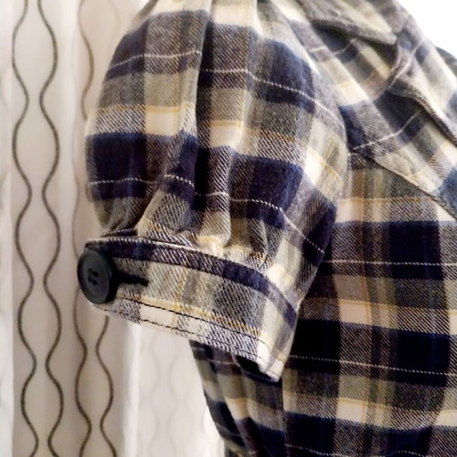 Short jacket with belt like new, size S/36, multicolor
