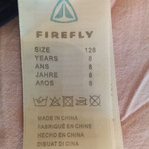 Firefly Kids Swimming Shirt 8 Years Used, Very Good Condition