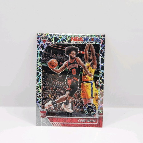 Panini Hoops premium Coby White Silver laser rookie like new