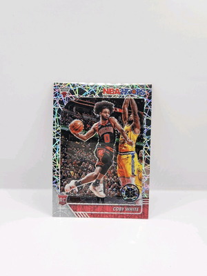 Panini Hoops premium Coby White Silver laser rookie like new