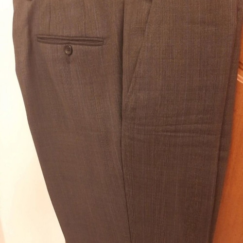 Berto Lucci suit used, gray, jacket size 52, pants size 48