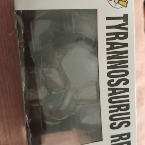 Funky Pop Tyrannosaurus Rex figure used, Jurassic Park collectible
