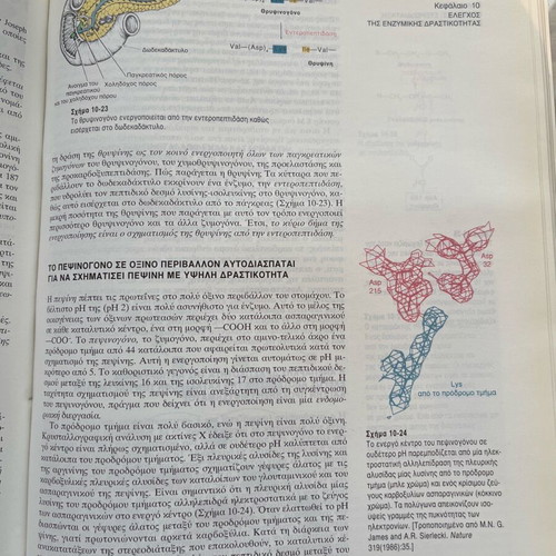 Biochemistry two volumes used, Stryer, University of Crete Editions 1997