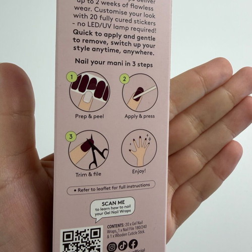 Gel nail wraps new, NEONAIL Easy On Gel Stickers