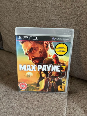 Max Payne 3 for PlayStation 3 like new, complete with manual