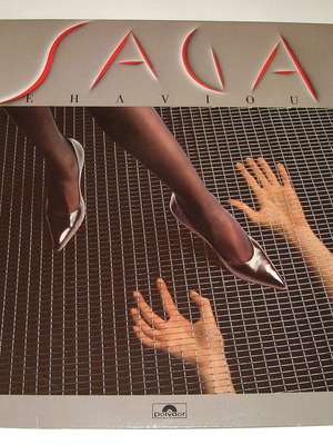 Saga Behaviour βινύλιο μεταχειρισμένο, rock του 1985