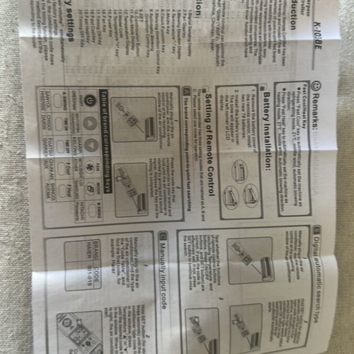 Universal Air Conditioner Remote Control new with batteries