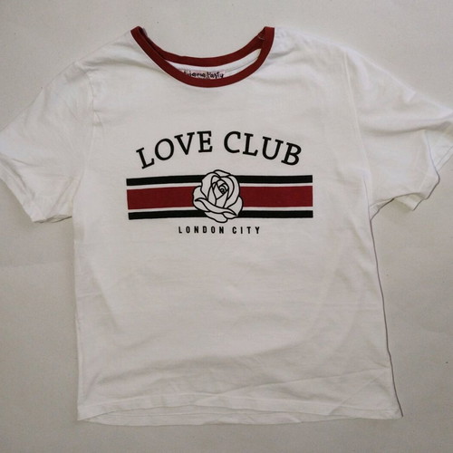 T-shirt Jennyfer Small new, white, burgundy, black