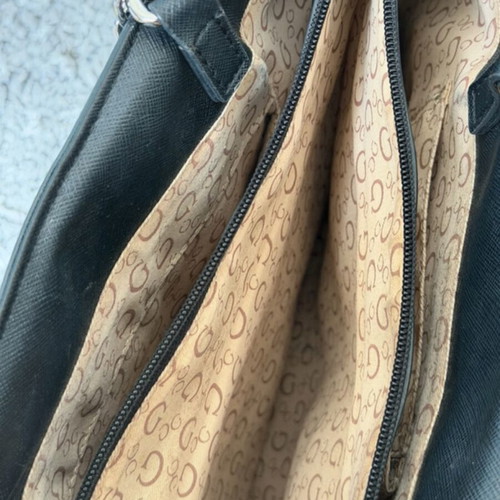 Guess shoulder bag used, black