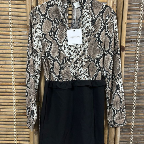 Delousion Snake Print Playsuit Size XS New with Tags
