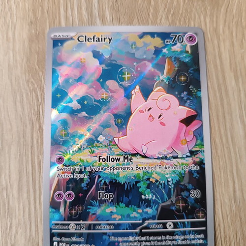 Clefairy and Mega Clefable Pokemon cards new