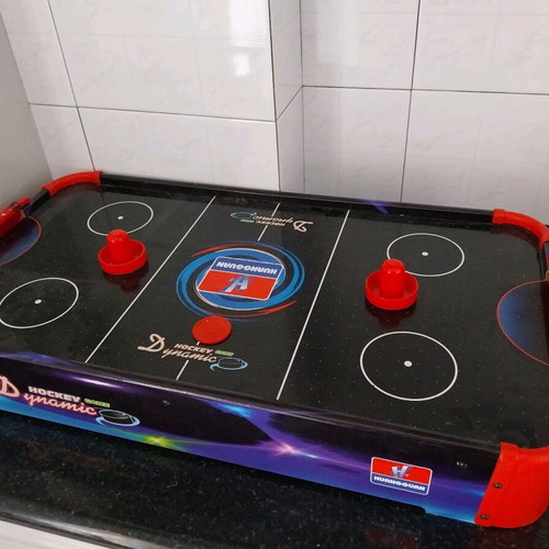 Spartan Mini Air Hockey like new, tabletop game with wooden construction