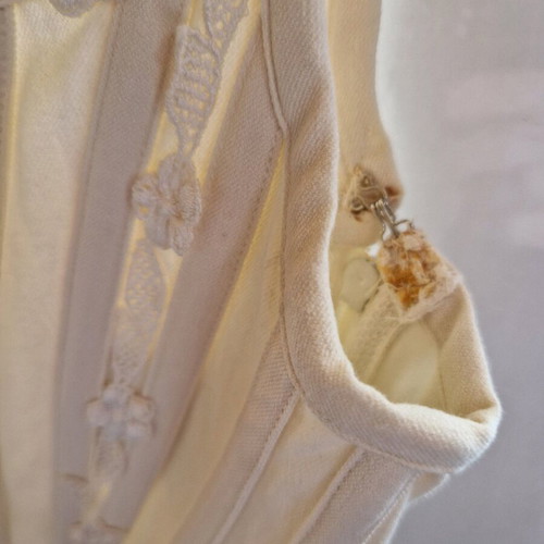 Vintage Benefit wedding bustier used, beige, size M