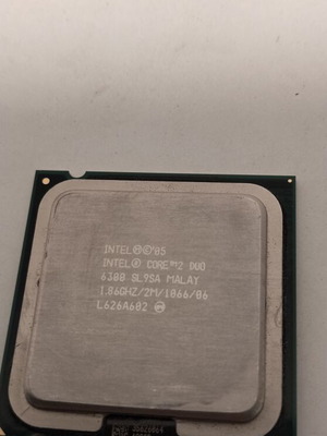 Intel Core 2 Duo E6300 processor used, 1.86GHz, LGA775
