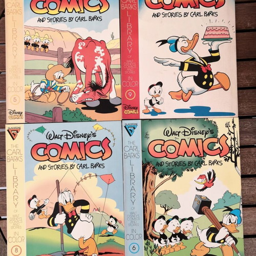 Comics and Stories by Carl Barks used issues 5,6,8,9 pack