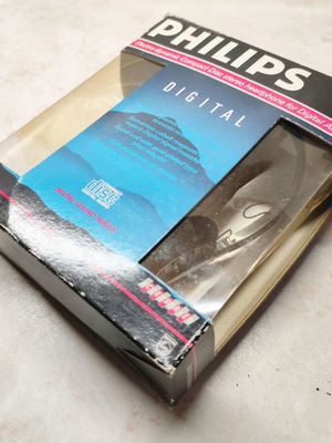 Philips SBC 3171 vintage ηλεκτροδυναμικά στερεοφωνικά ακουστικά καινούργια στο κουτί