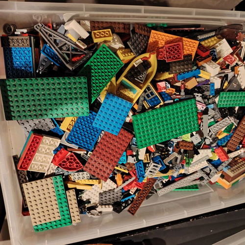 Lego Ninjago, Movie, City used, 20kg set with figures