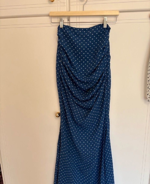 Vassia Kostara skirt kardoules blue XS