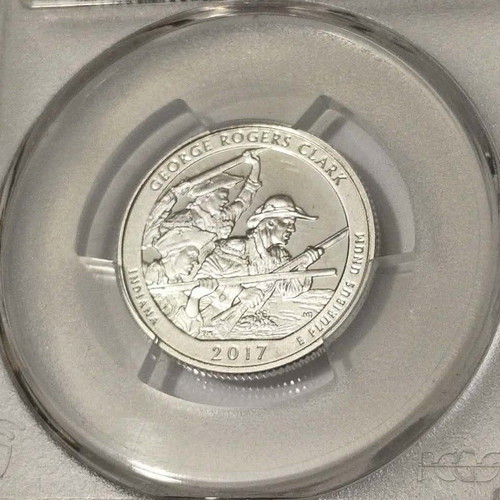 2017 USA Silver Proof Quarter Dollar PCGS PR 69 George R. Clark