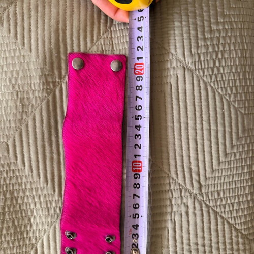 Replay women's bracelet 100% leather like new, fuchsia