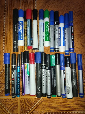 Markers pack of 25 Stabilo Staedtlerh Expo Snowman United Office Pilot permanent like new
