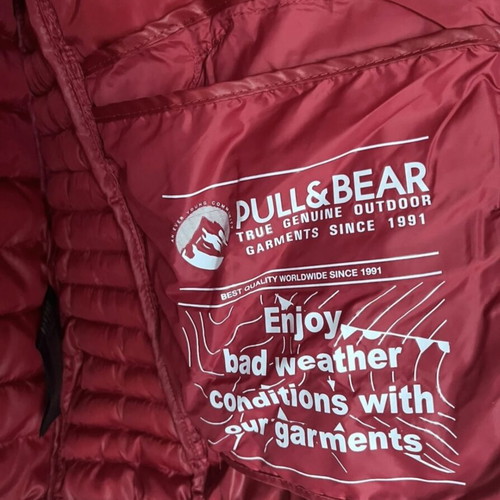 Spring jacket Pull & Bear burgundy new, size M