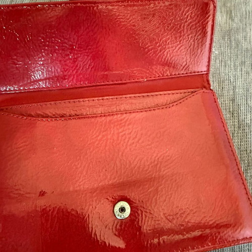 Cacharel Lipstick Red wallet with cardholder