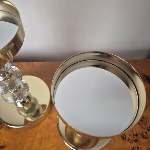 Inart metal gold candlestick set like new