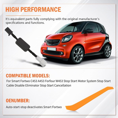 FanPaYY FB-QTQ-00651 Auto Start/Stop Deactivator for Smart Fortwo C453 A453 Forfour W453