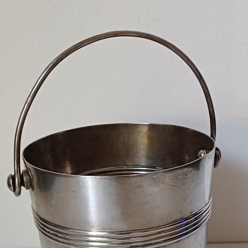 Christofle Gallia Biarritz Vintage Silver-Plated Ice Bucket used