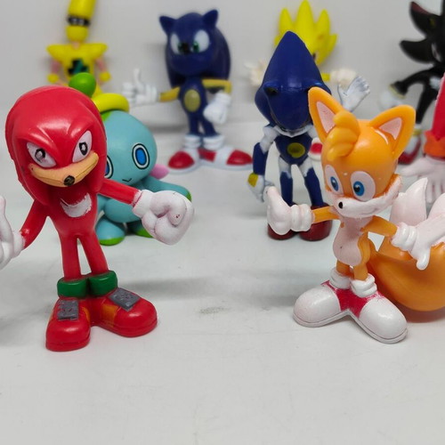 Sonic action figures set like new, collection of 12 characters