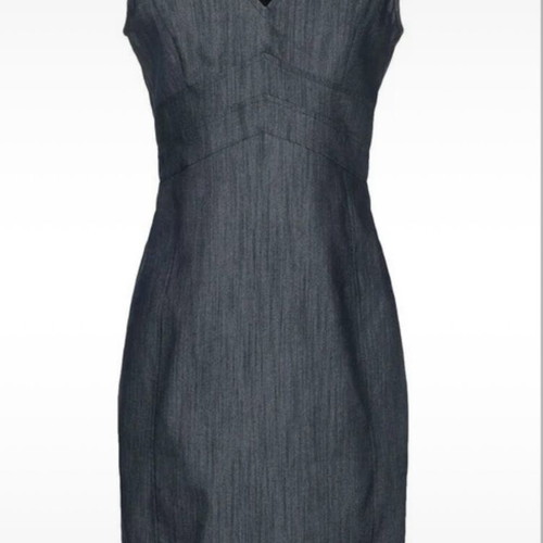 Sleeveless dress new, slim fit, blue, size M
