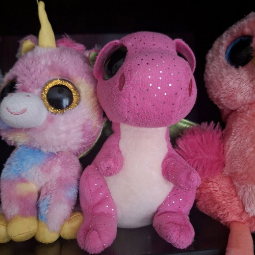 Ty small stuffed toys like new, pack of 3