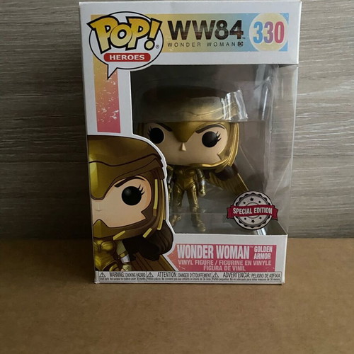 Funko Pop Wonder Woman 330 Golden Armor new