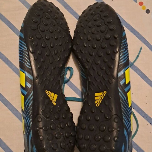 Adidas Nemesis football shoes blue-black like new
