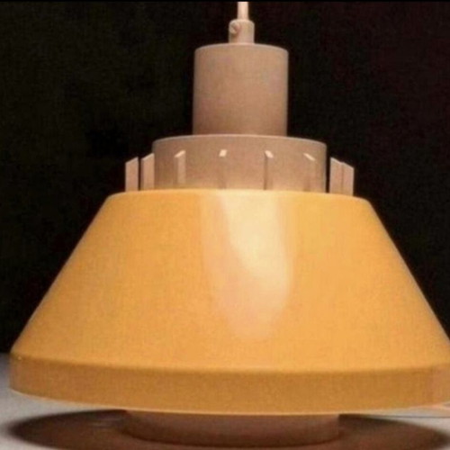 Fog & Morup yellow vintage pendant lamp