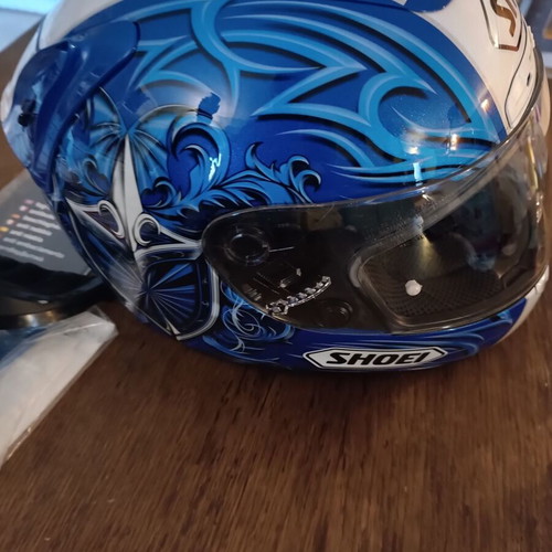 Motorcycle helmet like new, size xsmall, worn 3 times