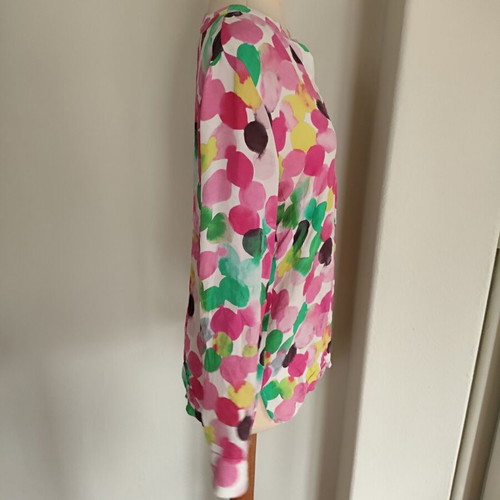 Herzen's Angelegenheit colorful silk blouse like new, S/M