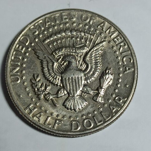 America Half Dollar 1971 used, copper nickel 11.34g 30.61mm