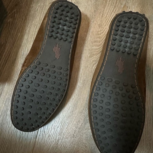 Polo Ralph Lauren men's suede shoes like new, brown, size 40