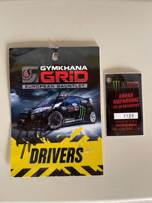 Ταμπελάκι Petter Solberg υπογεγραμμένο σαν καινούργιο από το Gymkhana 2016